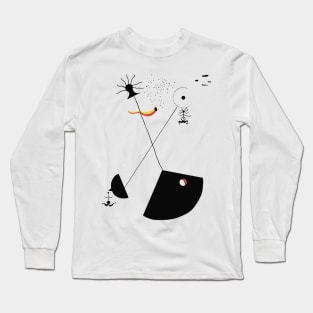 Abstract Drawing Long Sleeve T-Shirt